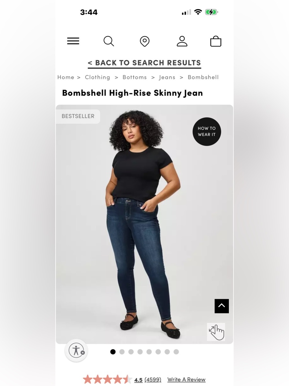 Torrid #FeelTheFit Bombshell Skinny SuperSoft size 18R